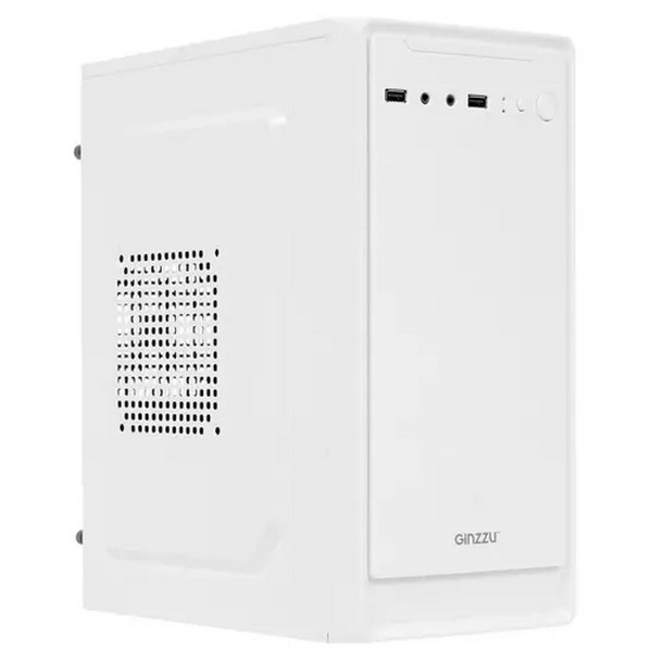 Корпус Ginzzu B185 Mini-Tower белый 4894187608106