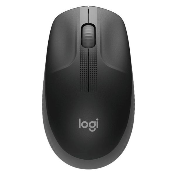 Мышь Logitech M190 черный и серый беспроводной черный/серый