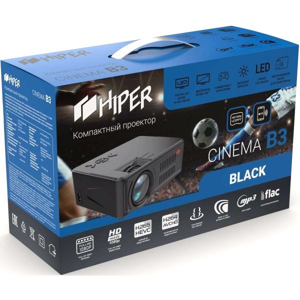 Проектор HIPER Cinema B3 черный Black