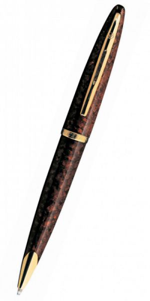 Шариковая ручка WATERMAN Carene 21104 (S0700940) Amber GT (M) чернила: синий позолота 23К