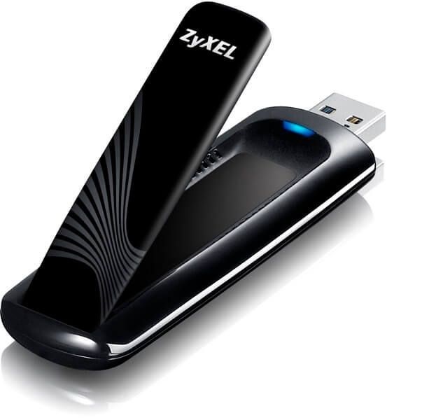 Сетевой адаптер ZyXEL NWD6605 WiFi USB 3.0, черный